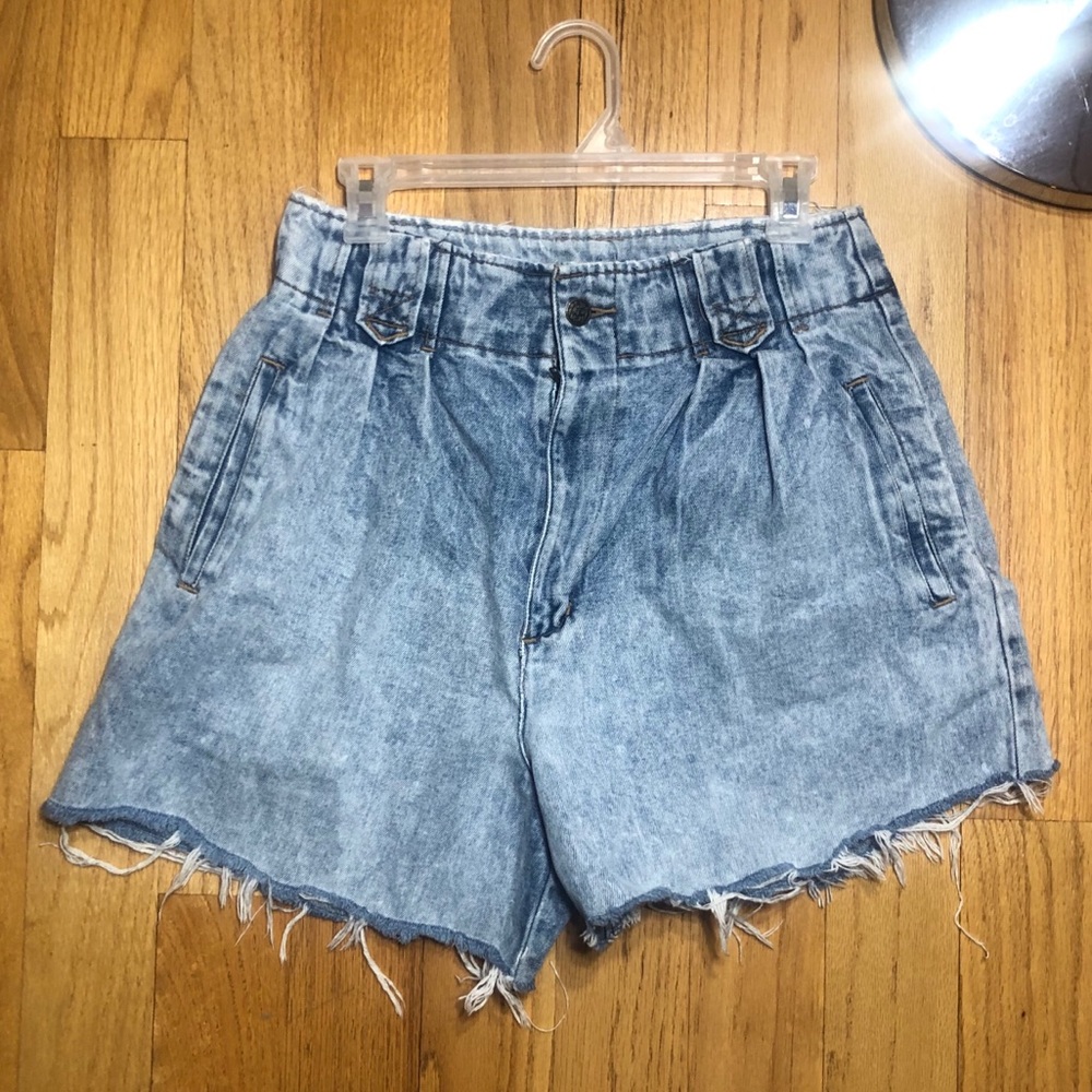 Vintage Denim Shorts High Waist Size S-M